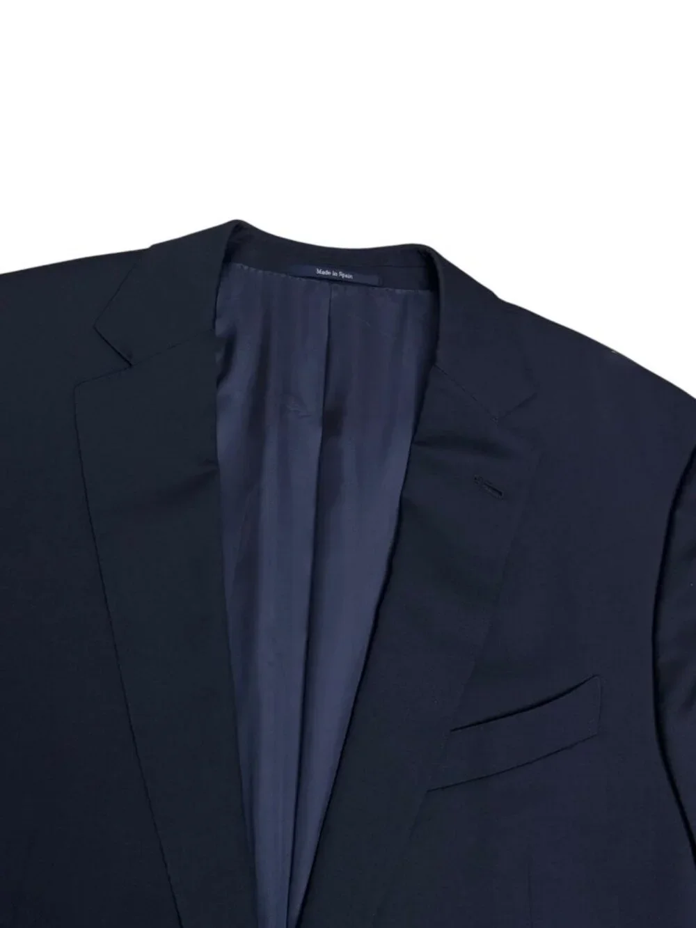 ZEGNA Luxury Designer Blazer Blue Business Casual Formal Jacket Mens 46L